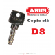 Copie clé  ABUS D8