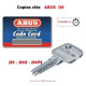 ABUS D6 à bouton 30x40 bouton