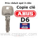 Copie de clé ABUS D6 immédiate