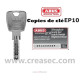 Abus EP10 sleutel op code