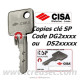 Cisa SP DG ou DS2