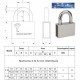 Cadenas de sécurité Mul-T-Lock Serie C