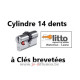 Cylindre Litto Selectpro à 14 dents