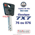 copie clé MUL-T-Lock 7x7 